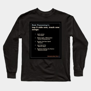 Top 5 side one, track one Long Sleeve T-Shirt